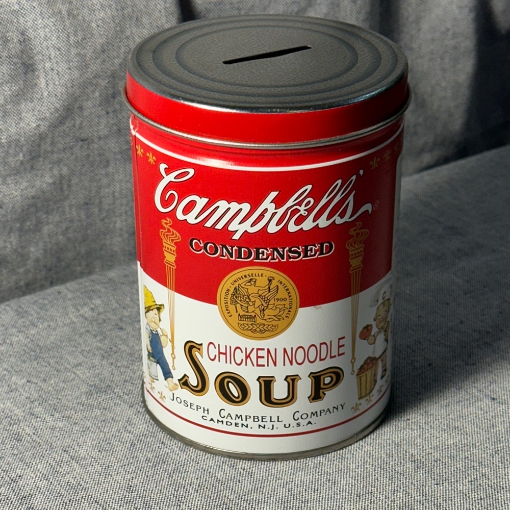 Campbell's Red and White Decorative Storage Tin - Picture 1 of 8